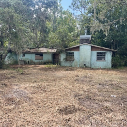 A property that has had land cleared.