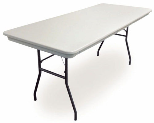 8' Plastic Top Banquet Table
