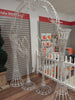 White Wicker Arch