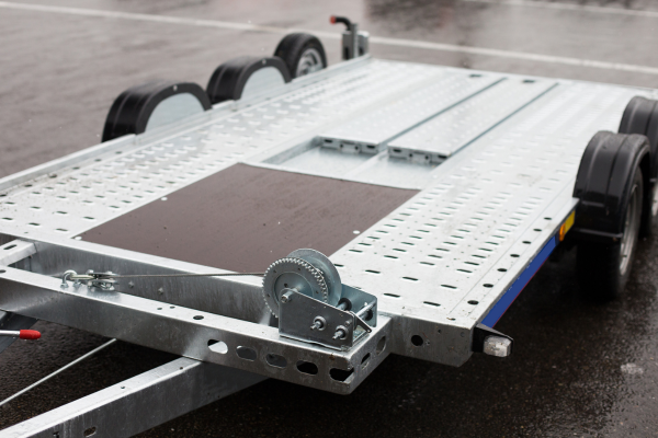 A small tow behind trailer