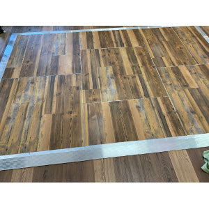 12 x 12 Vintage Pine Portable Dance Floor